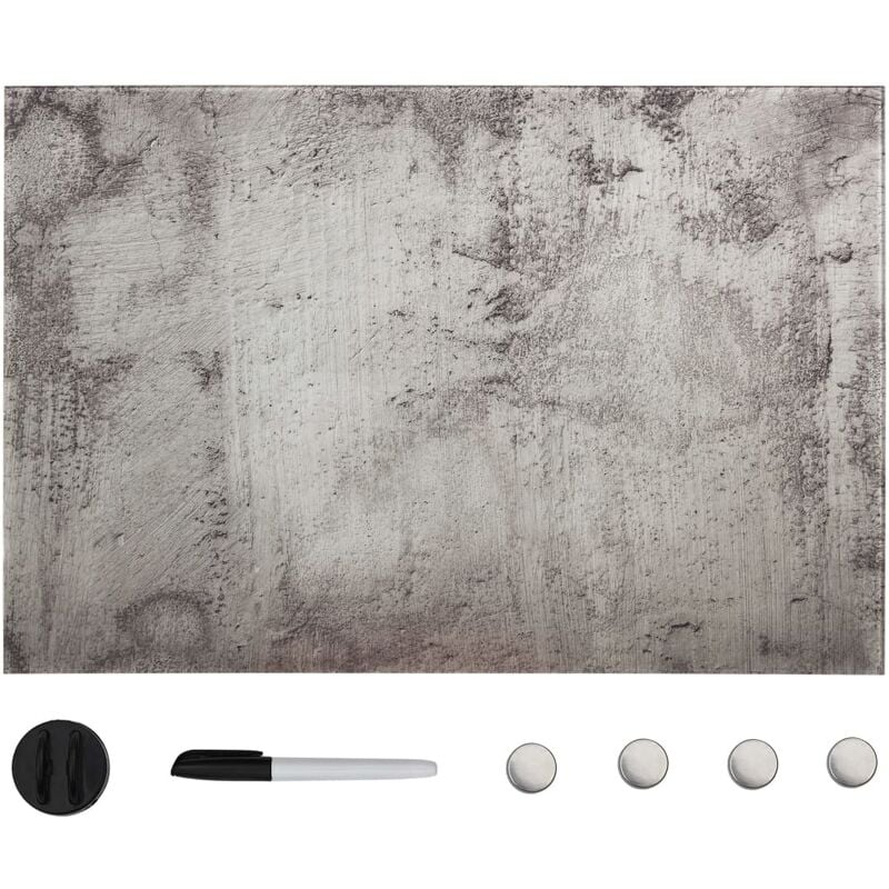 

Pizarra magnética de pared vidrio 60x40 cm