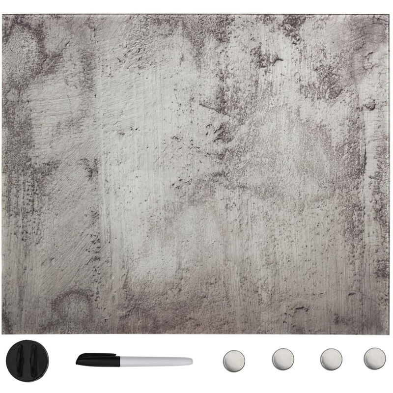 

Pizarra magnetica de pared vidrio 60x60 cm