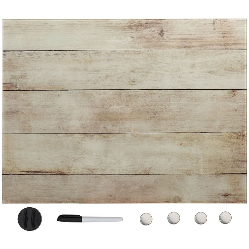 

Pizarra magnetica de pared vidrio 60x80 cm
