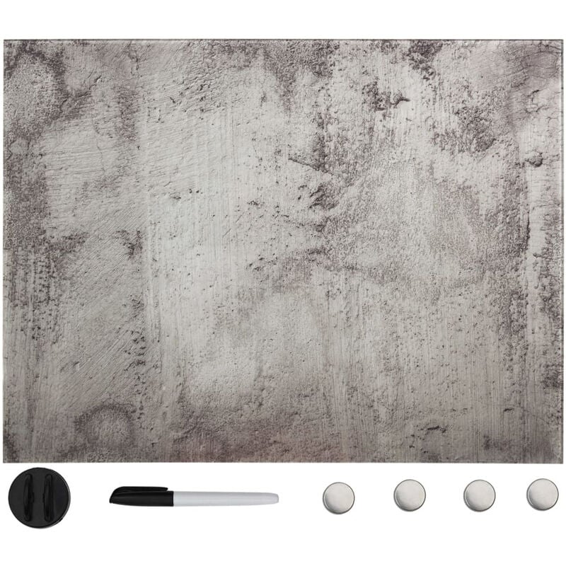 

Pizarra magnetica de pared vidrio 80x60 cm