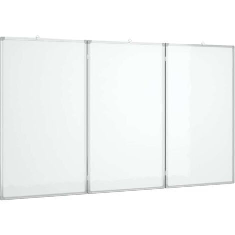 Pizarra magnética plegable aluminio 150x100x1,7 cm vidaXL