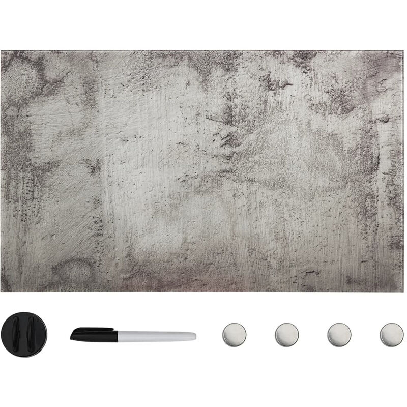 

Pizarra magnética de pared vidrio 100x60 cm