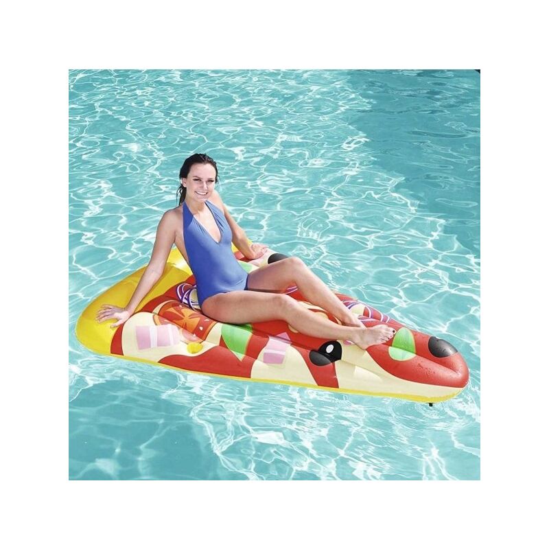 Trade Shop Traesio - Piscina Hinchable Pizza Island Sea 188 X 130 Cm
