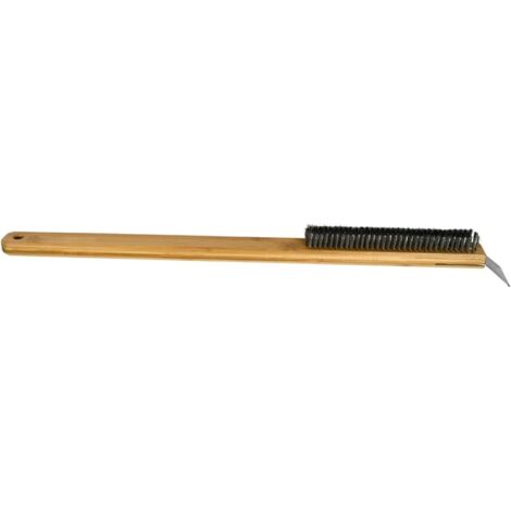Pizza Oven Cleaning Brush ， Pizza Oven Brushes Stone Cleaner with Scraper-Reusable Pizza Stone Cleaner 2 in 1 for Pizza Stones,