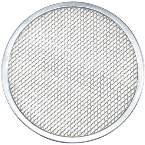 Pizza pan, Pizza oven pan, Pizza oven, Round pan, Cooking grid, Pizza, Aluminum, Silver, 30 cm