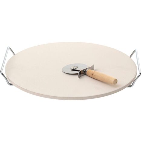 Pizzastein Grill 33 cm + Rad - Neka
