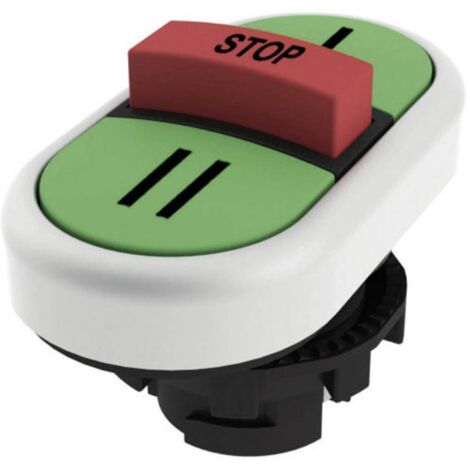 Pizzato Elettrica E21PTRS9AAAY E21PTRS9AAAY Bouton-poussoir triple touche vert, rouge, vert 1 pc(s)