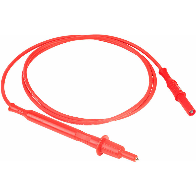 PJP 4311-d4-IEC-100R Red 4mm Safety Test Lead