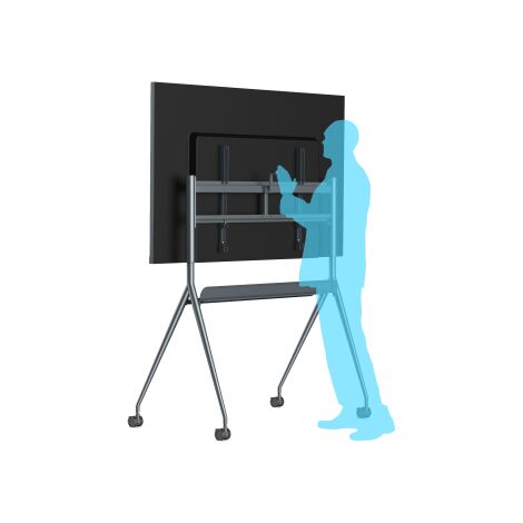 PKC-MS0C - Mobiler Ständer mit Halterung (H) Whiteboard 65/75"