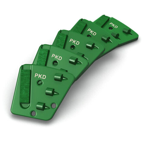 PKD-Segmente aus polykristallinen Diamanten (5 Stk.) für Einscheibenmaschine MENZER  ESM 406