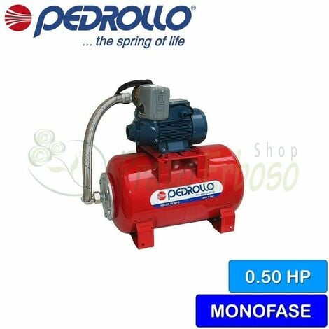 Elettropompa Autoclave Vaso Espansione 0,5Hp PK m60 24CL Pompa Acqua  Pedrollo : : Commercio, Industria e Scienza