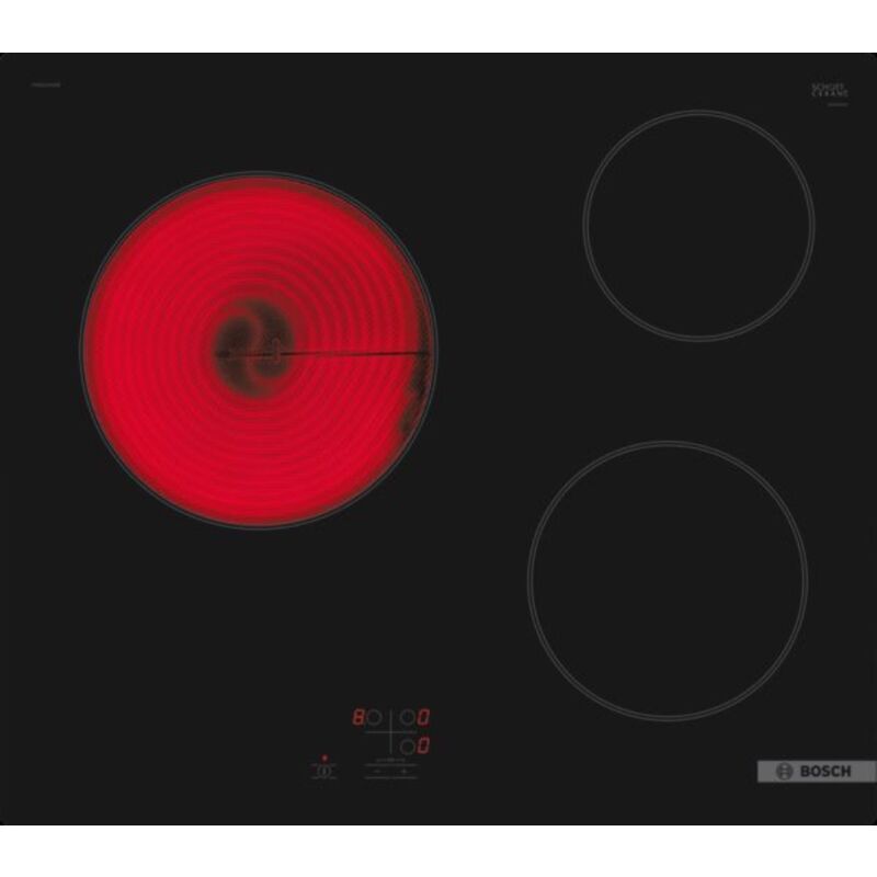 Bosch PKM61RAA8E - Vitroceramica Independiente Radiantes 3 Zonas Coccion Ancho 60 Cm