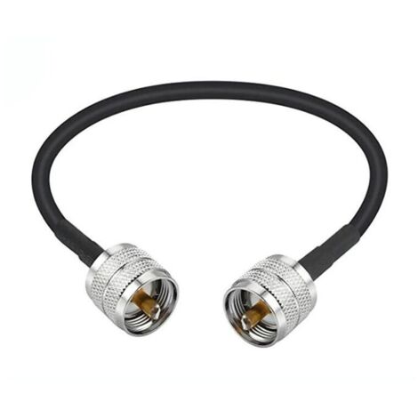 PL-259 Male to UHF Male PL-259 RG58 Coaxial Cable for HAM and CB Radio, Antenna Analyzer, Dummy Load, SWR Meter，1 piece DlQQG8Zq