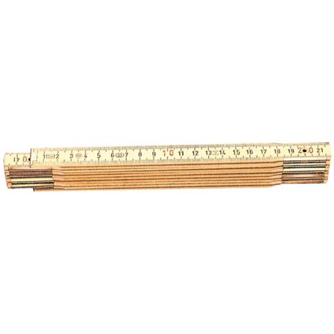 PL DOPPIO METRO IN LEGNO 10 ASTE 16 MM BIANCO 6 PL