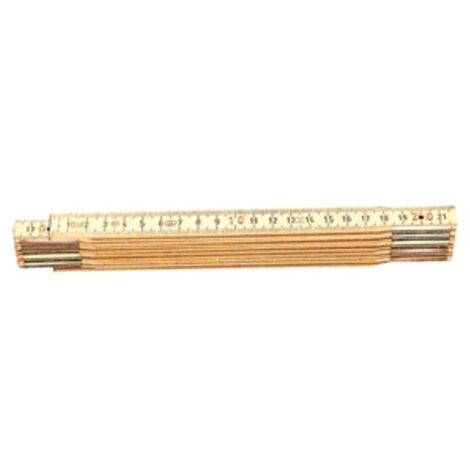 PL DOPPIO METRO IN LEGNO 10 ASTE 16 MM BIANCO