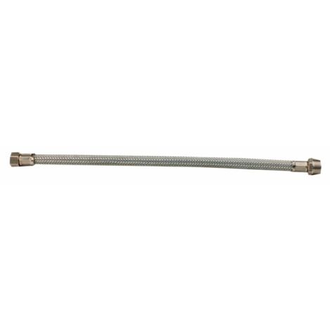 PL FLESSIBILE INOX M 3/8 F 1/2 40 CM  2 PZ 5 PL