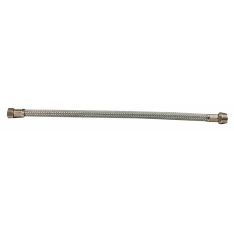 PL FLESSIBILE INOX M F 3/8 40 CM  2 PZ
