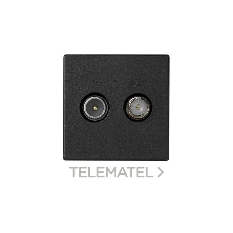 

PL K45 CON TOMA DE TV MACHO + SAT HEMBRA U K130A/14 - Simon Connect