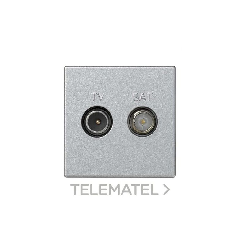 

Pl K45 Con Toma De Tv Macho + Sat Hembra U Simon Connect K130A/8
