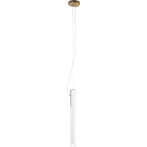 PL OSLO Laton mate 16W cristal transp 3k
