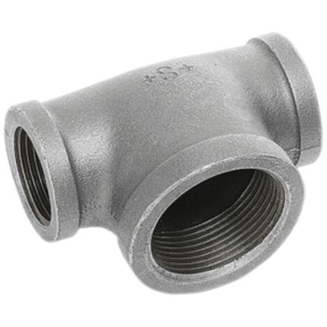 PL TEE UGUALE GHISA ZINCATA D 3/8