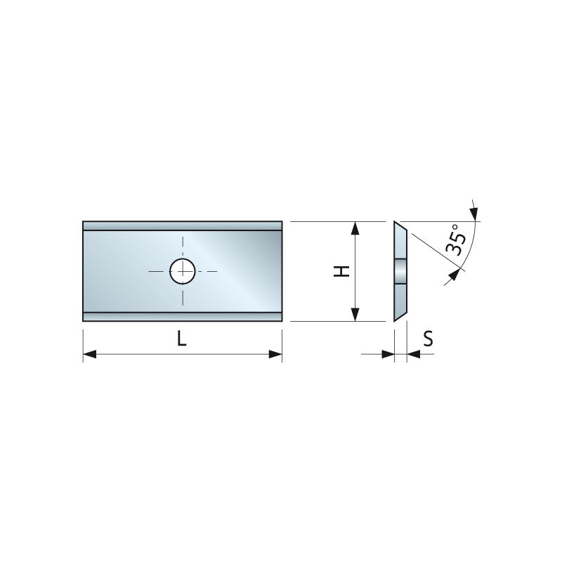 Freud - Placa 35° 24x12x1,5 - F03FH02911 -CG08MOA310