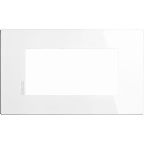 Placa 4 Lugares Bticino Axolute AIR Blanco HW4804HD