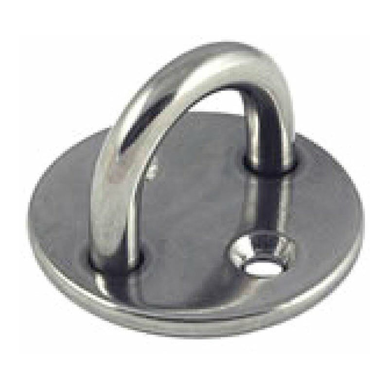 

PLACA AMARRE REDONDA INOX 50x34