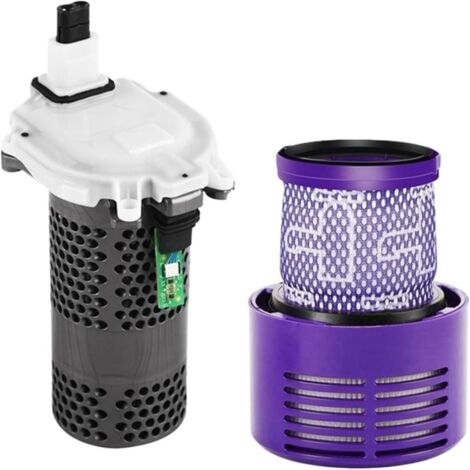 Placa base del motor de la aspiradora con filtro para aspiradoras Dyson V10 SV12 - Repuestos para motores eléctricos