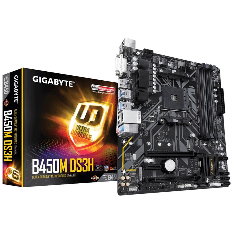 Placa base gigabyte amd b450m ds3h - MG GA-B450M-DS3H