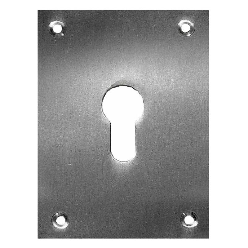

Placa Bocallave 2 Un. 100X70Mm Niq.Satin
