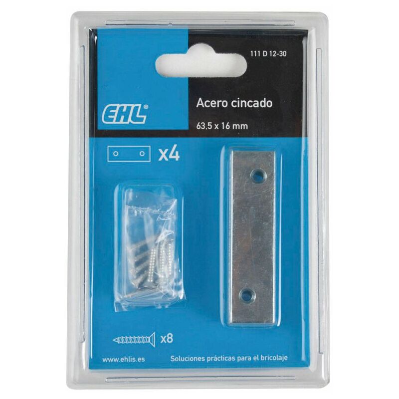 

Placa Cartela 60X20 Mm. 4 U. - Ehl