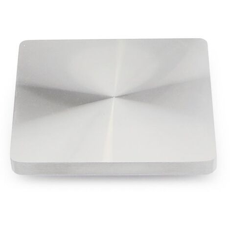 placa cr para insertar con quaron para mesas de cristal de 80x80