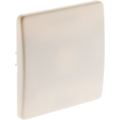 Placa cubre-caja 75x75mm con tornillos + garras - Blanco - Diwone - Zenitech