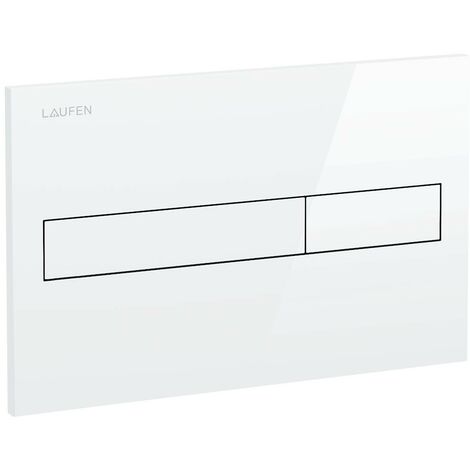 LAUFEN Placa de accionamiento AW1, descarga dual - PROINCO Color: Blanco