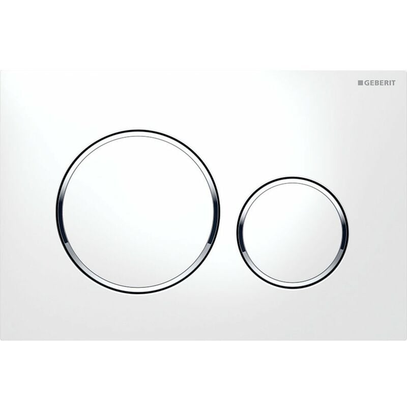 

Pulsador Sigma20 Blanco-Cromo Brillo-Blanc Geberit