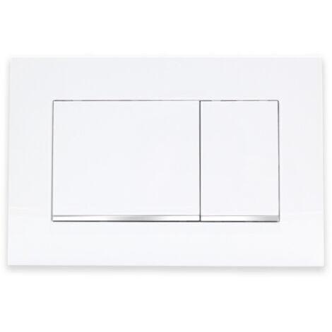 Placa de accionamiento doble Geberit Delta30, blanco alpino (115.137.11.1)