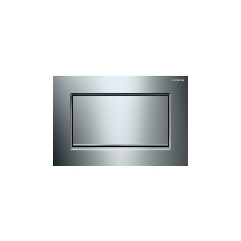 

Placa de accionamiento Geberit Sigma30, para enrasado/parada, atornillable, color: cromado brillante / cromado cepillado - 115.893.KY.1