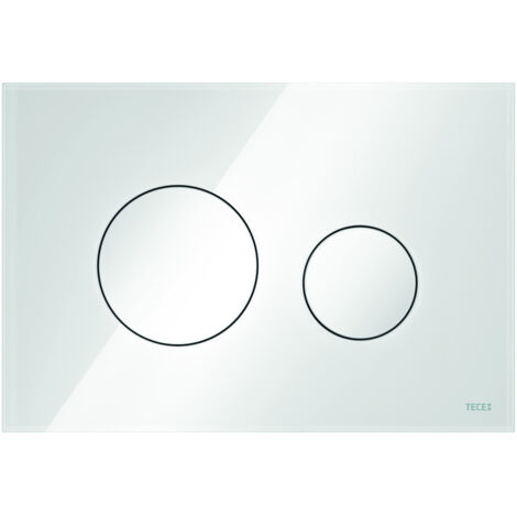 Placa de accionamiento TECE WC Vidrio TECEloop para tecnología de