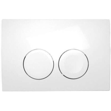 Placa de activación  Delta25 para doble descarga, color blanco alpino-Producto compatible