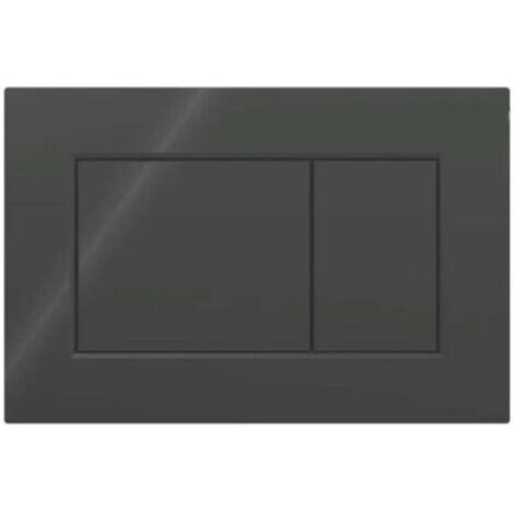 Placa de activación para inodoro Sigma01, color negro, diseño moderno-Producto compatible