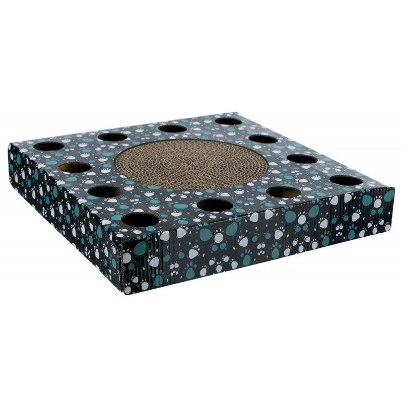 

Trixie - Placa de arañazos con bola 33 x 33 cm. para el gato.