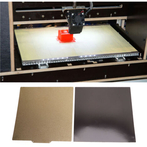 Placa de construcción para impresora 3D de 290 x 290 mm, placa de impresión de acero flexible PEI de doble cara con base magnética para Ender 6
