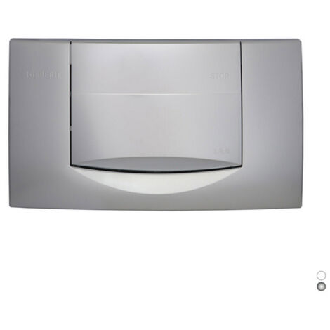 Placa de control cromada individual