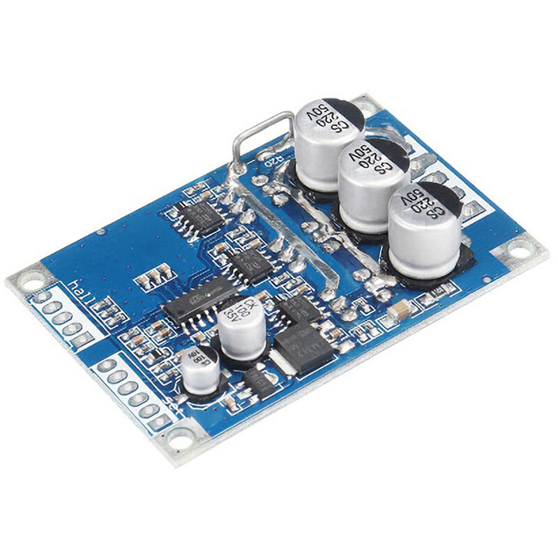 

Placa de controlador de Motor de corriente continua sin escobillas 12V 24V 36V 500W Controlador de Motor de Sensor Hall sin escobillas, Azul