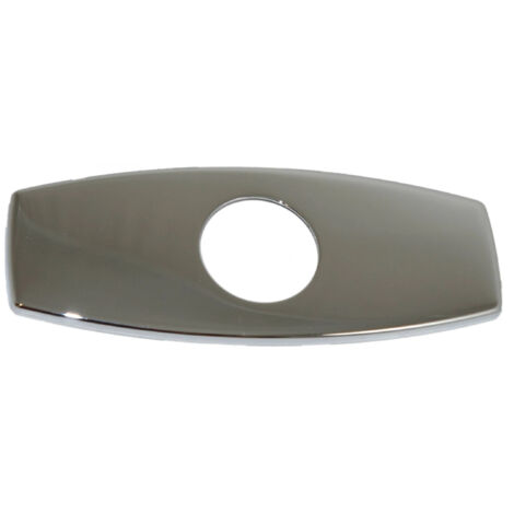 Placa de cubierta de 16 cm. cromada