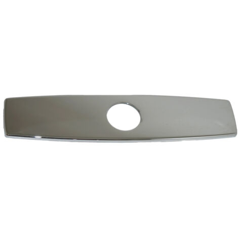 Placa de cubierta de 26 cm. cromada