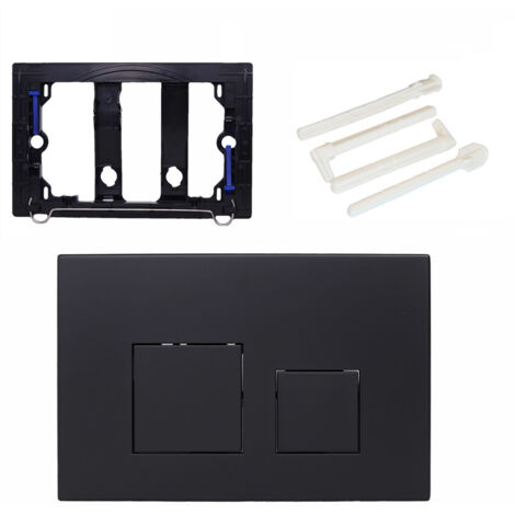 Placa de descarga Sigma01/20/30 para inodoros UP300/320 - Negra