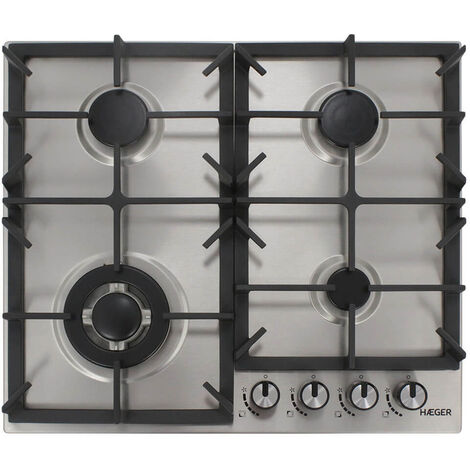 Placa de Gas Haeger PG-4GI.005A 58 cm