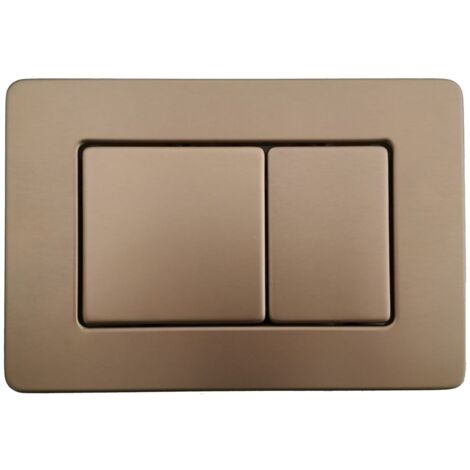 Placa de gatillo de oro rosa cepillado
